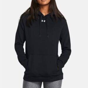 Under Armour Women's Hustle Hoodie Black | White XXL